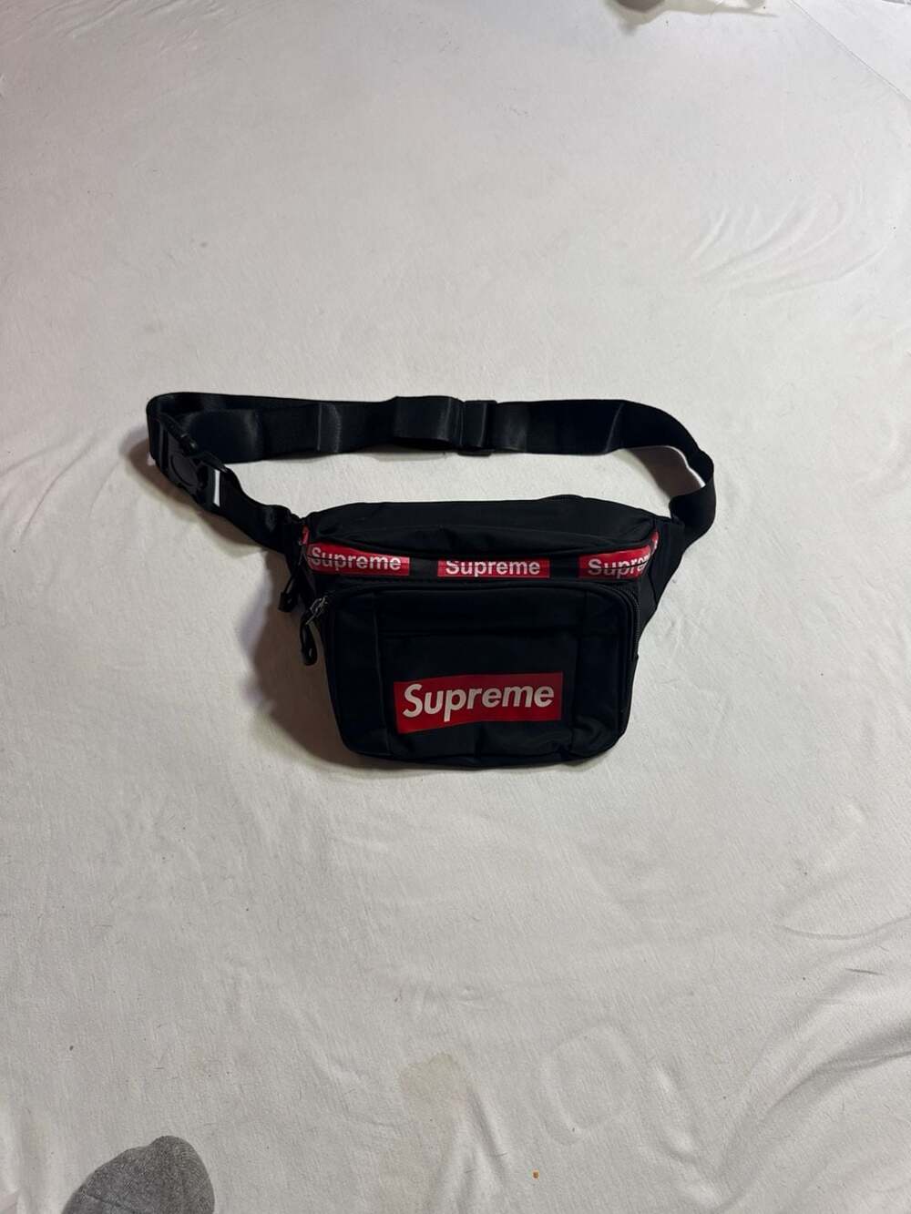 Supreme SS18 Waist Bag Black